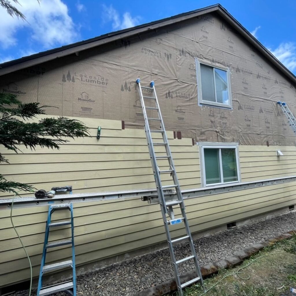 siding installation by LADA Exteriors