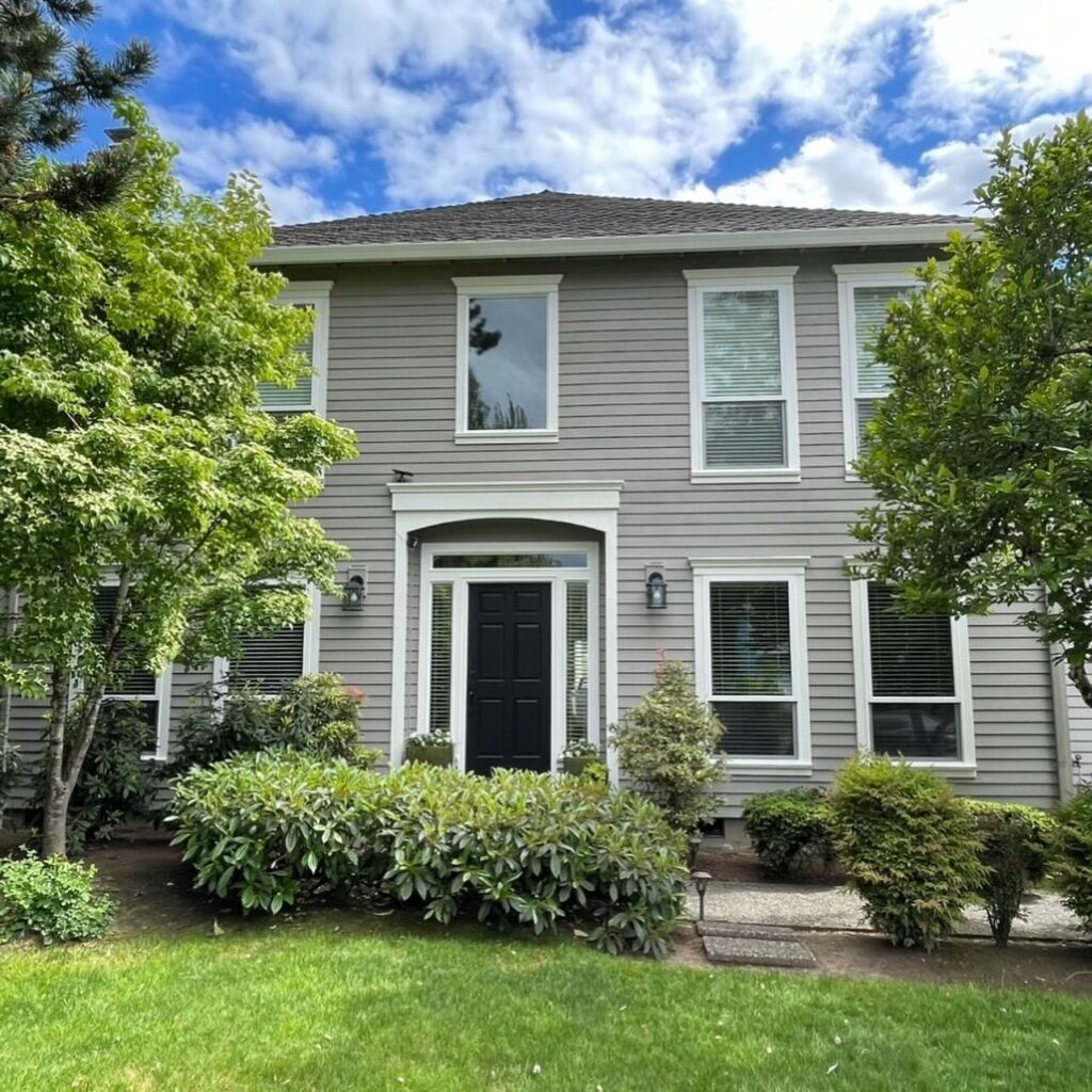 home with beautiful roofing