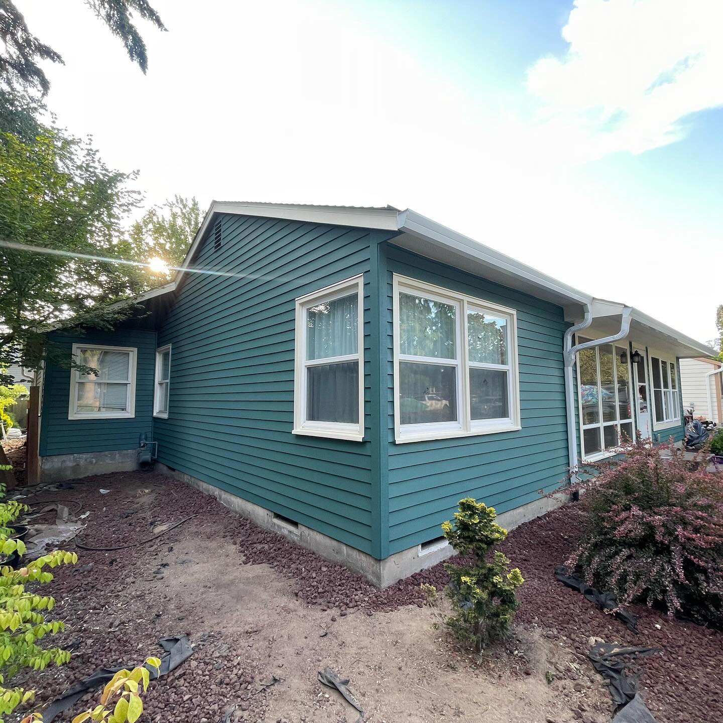 New Cedar Hardie siding installed by LADA Exteriors