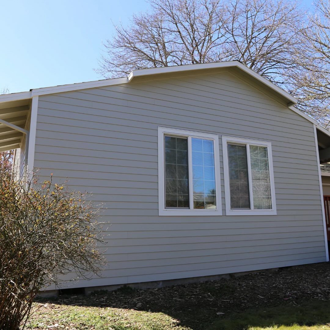 The siding of an entire home replaced by LADA Exteriors using James Hardie siding