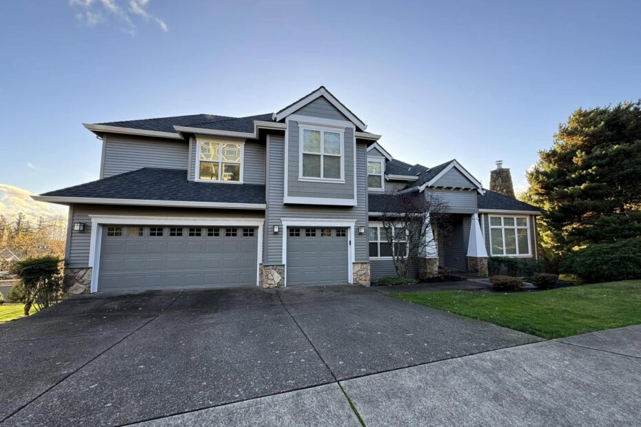 Home with new James Hardie siding